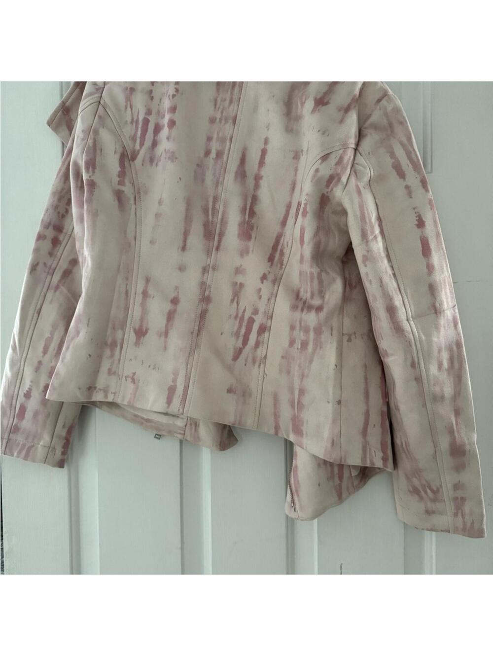 Venus Tie Dye Faux Suede Jacket - Picture 7 of 8